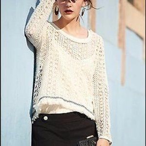Anthropologie Akemi + Kin Franja Crochet Top